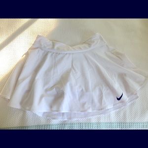 Nike Dri fit tennis skirt size small White